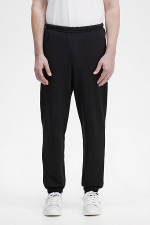 Fred Perry Badge Detail Track Pants Långbyxor Herr Svarta | USEND42344