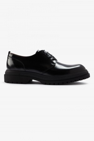 Fred Perry Derby Skor Dam Svarta | YSEGT76728