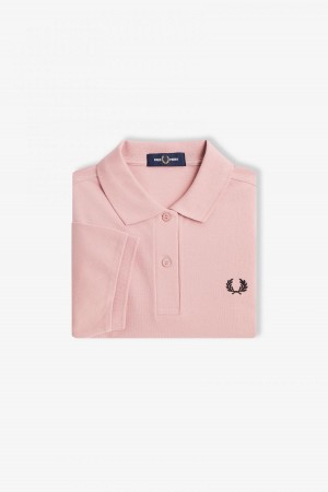 Fred Perry G6000 Fred Perry Shirt Dam Rosa Rosa Svarta | SEEGJ49626