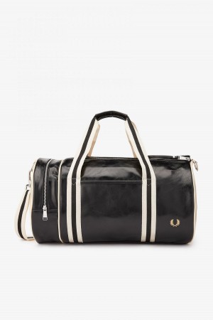 Fred Perry Klassiska Barrel Väska Accessories Svarta | ASEDF58484