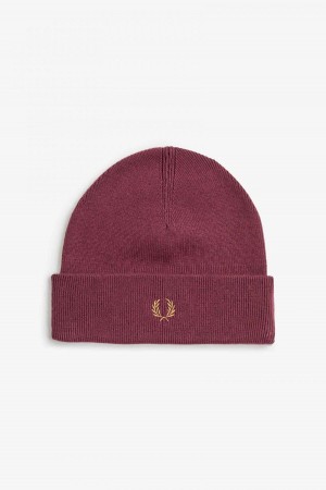 Fred Perry Klassiska Mössa Accessories Oxblood / Shaded Stone | MSEHR82914