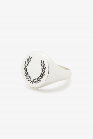 Fred Perry Laurel Wreath Ring Smycke Accessories Silver | LSETR87147