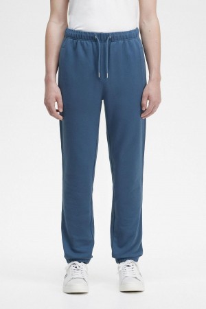 Fred Perry Loopback Sweatpants Träningsoverall Herr Blå | SEZPD14566