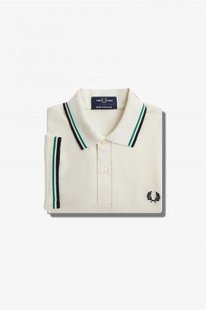 Fred Perry M12 Fred Perry Shirt Herr Ljusgröna Svarta | QSEWA10315