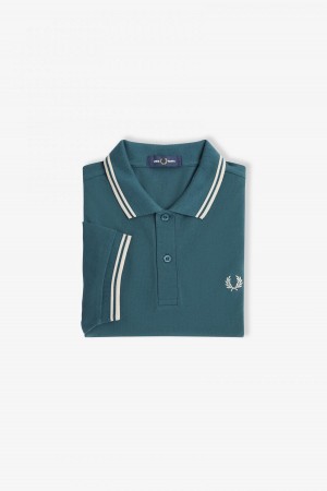 Fred Perry M3600 Fred Perry Shirt Herr Blå Ljusljus | LSESX12495