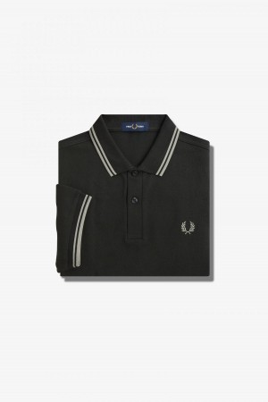 Fred Perry M3600 Fred Perry Shirt Herr Gröna | SEJBT43786