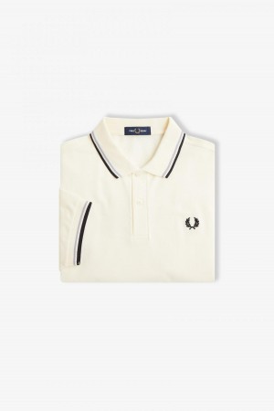 Fred Perry M3600 Fred Perry Shirt Herr Svarta | SEICD16795