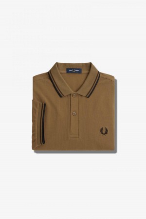 Fred Perry M3600 Fred Perry Shirt Herr Svarta | SEQAV24991