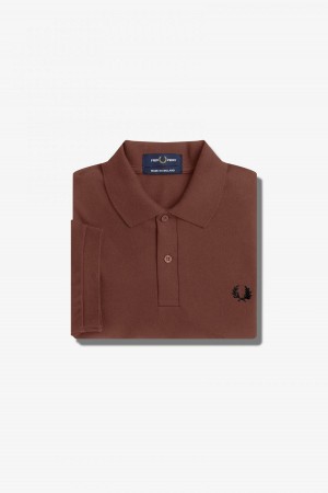 Fred Perry M3 Fred Perry Shirt Herr Bruna Svarta | USETG47671