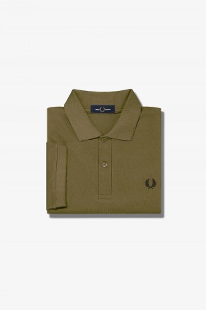 Fred Perry M6000 Fred Perry Shirt Herr Gröna Svarta | ASEDF41663