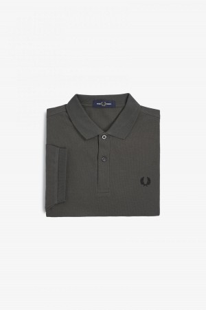 Fred Perry M6000 Fred Perry Shirt Herr Gröna Svarta | SEJKU89987