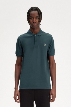 Fred Perry M6000 Piketröja Herr Blå Ljus | SSEVO18632