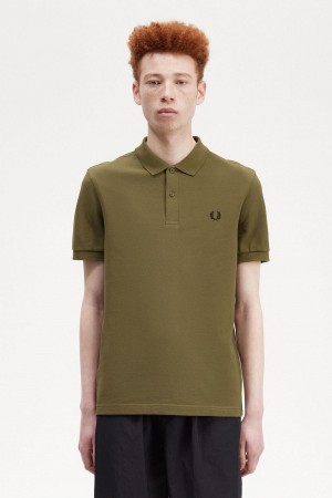 Fred Perry M6000 Piketröja Herr Gröna Svarta | SECIF44441