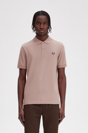 Fred Perry M6000 Piketröja Herr Mörkrosa | QSEUV50193