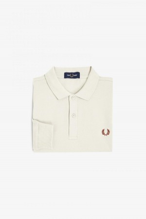 Fred Perry M6006 Fred Perry Shirt Herr Bruna | USEND65029