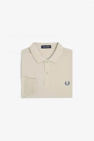 Fred Perry M6006 Fred Perry Shirt Herr Ljus | QSEWA20353