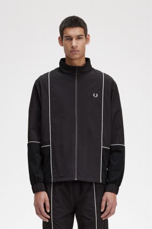 Fred Perry Piped Shell Rockar Herr Svarta | SEEGJ23423