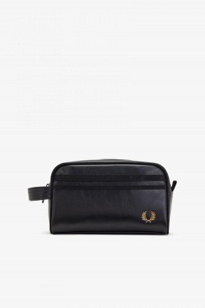 Fred Perry Tonal Wash Väska Accessories Svarta | ASEWC92332