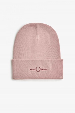 Fred Perry Tryck Mössa Accessories Rosa Rosa | ESEHC11797