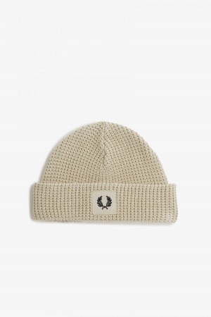 Fred Perry Waffle Knit Mössa Accessories Svarta | BSESO35416