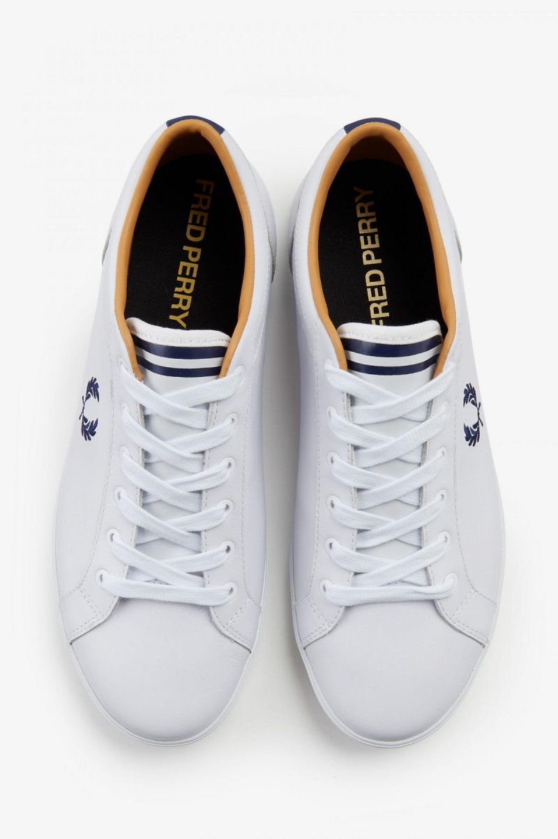 Fred Perry Baseline Skor Herr Vita | SSEVO35547