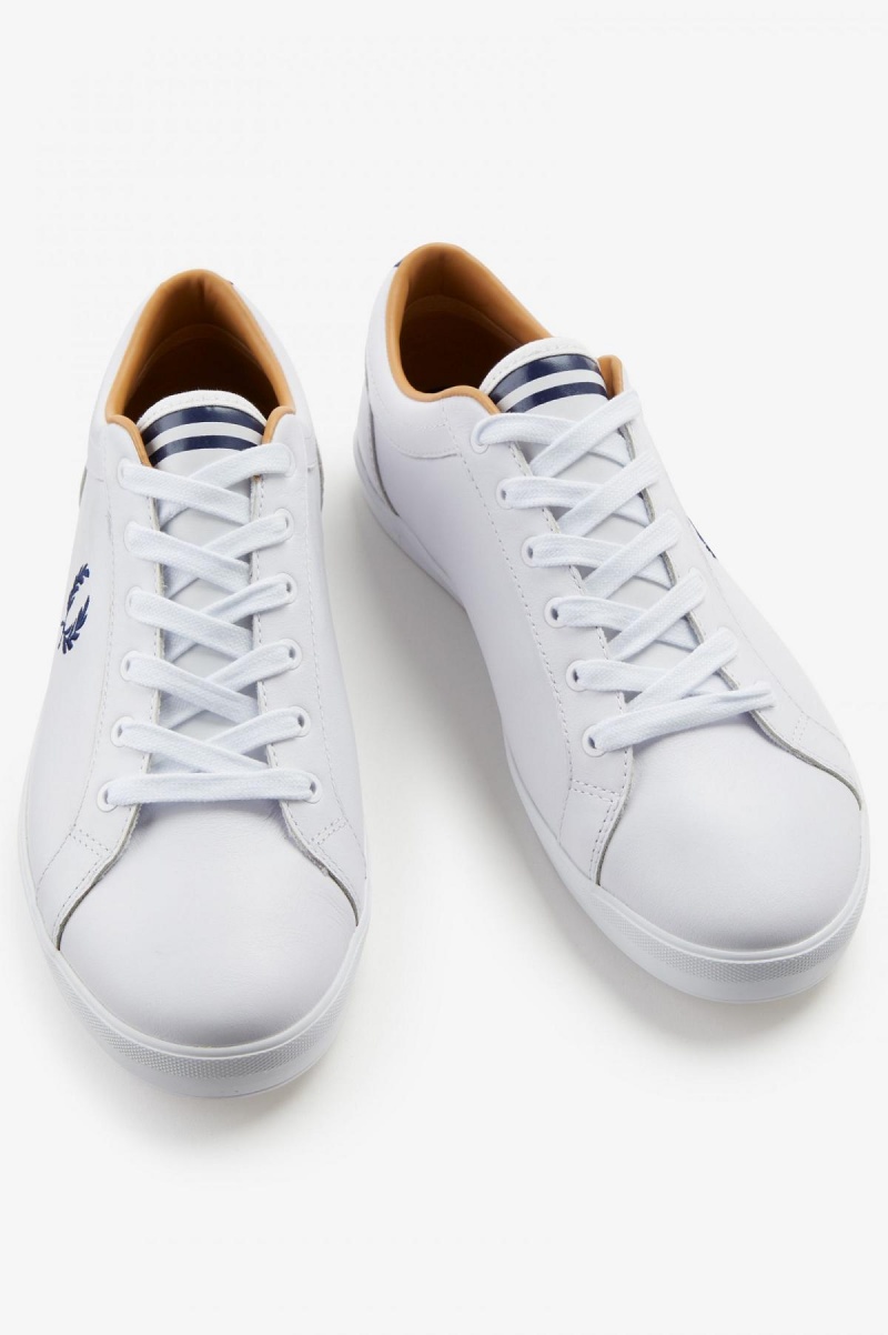 Fred Perry Baseline Skor Herr Vita | SSEVO35547