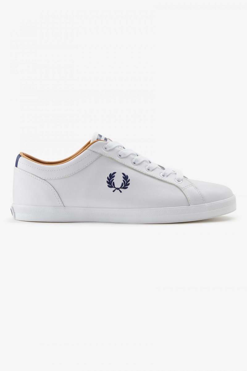 Fred Perry Baseline Skor Herr Vita | SSEVO35547