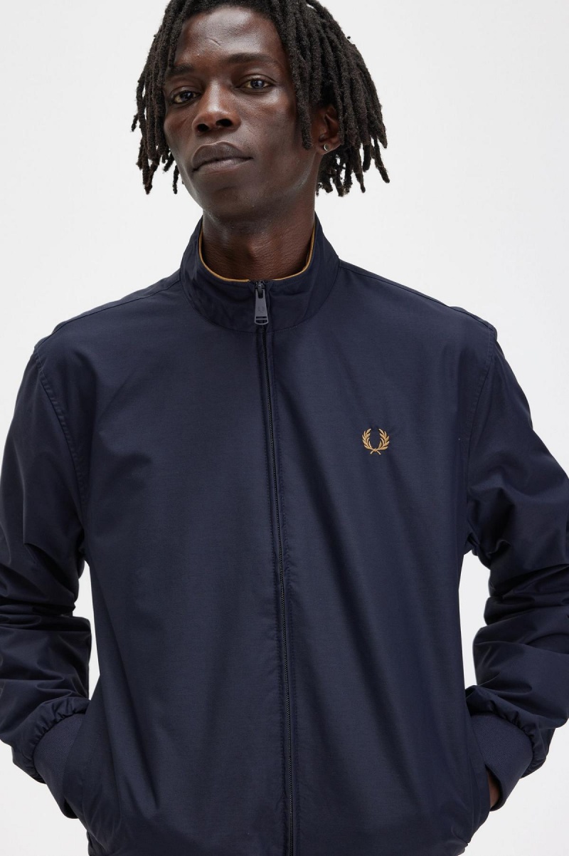 Fred Perry Brentham Rockar Herr Marinblå | FSEHY75217