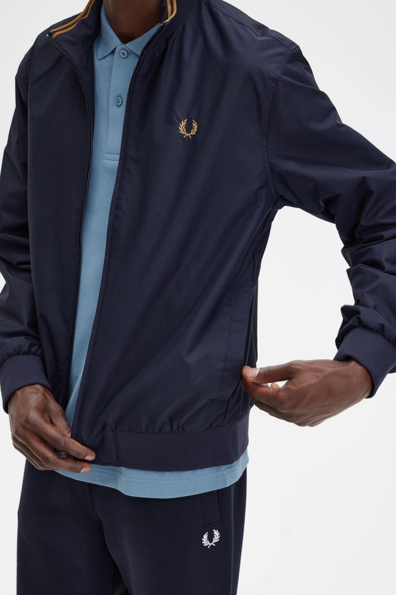 Fred Perry Brentham Rockar Herr Marinblå | FSEHY75217