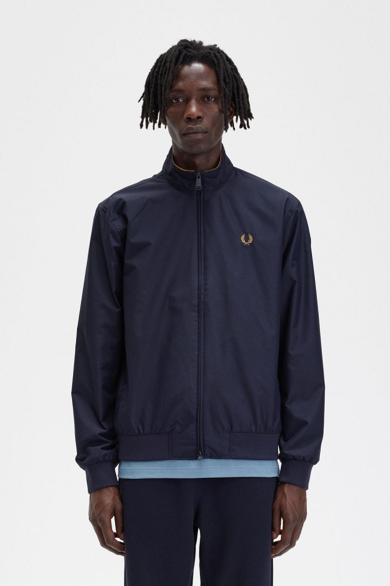 Fred Perry Brentham Rockar Herr Marinblå | FSEHY75217