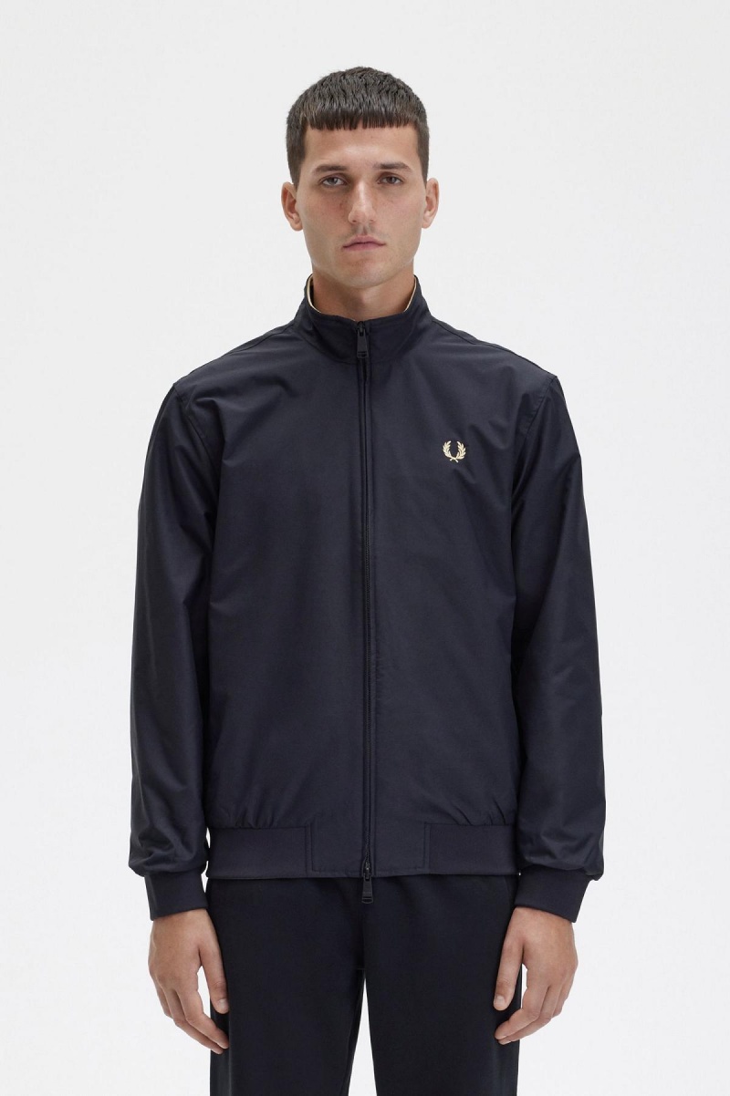 Fred Perry Brentham Rockar Herr Svarta | PSEQX47511