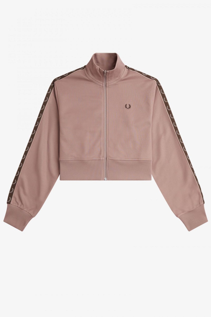 Fred Perry Cropped Taped Rockar Dam Mörkrosa | MSEFT76997