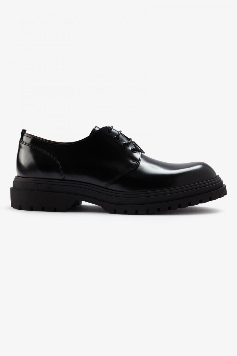 Fred Perry Derby Skor Dam Svarta | YSEGT76728