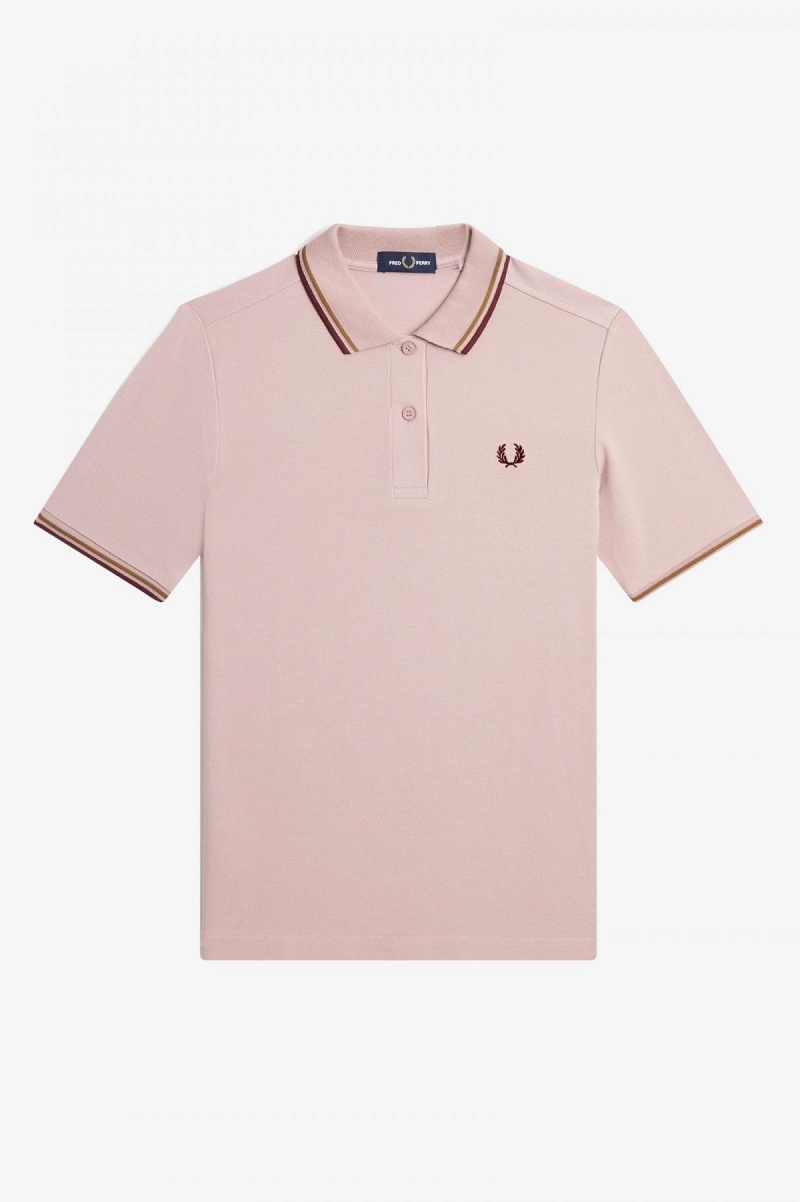 Fred Perry G3600 Fred Perry Shirt Dam Rosa Rosa | SEDFL44956