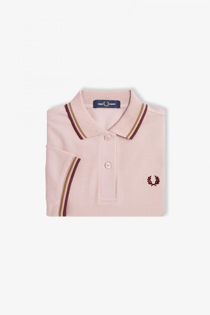 Fred Perry G3600 Fred Perry Shirt Dam Rosa Rosa | SEDFL44956