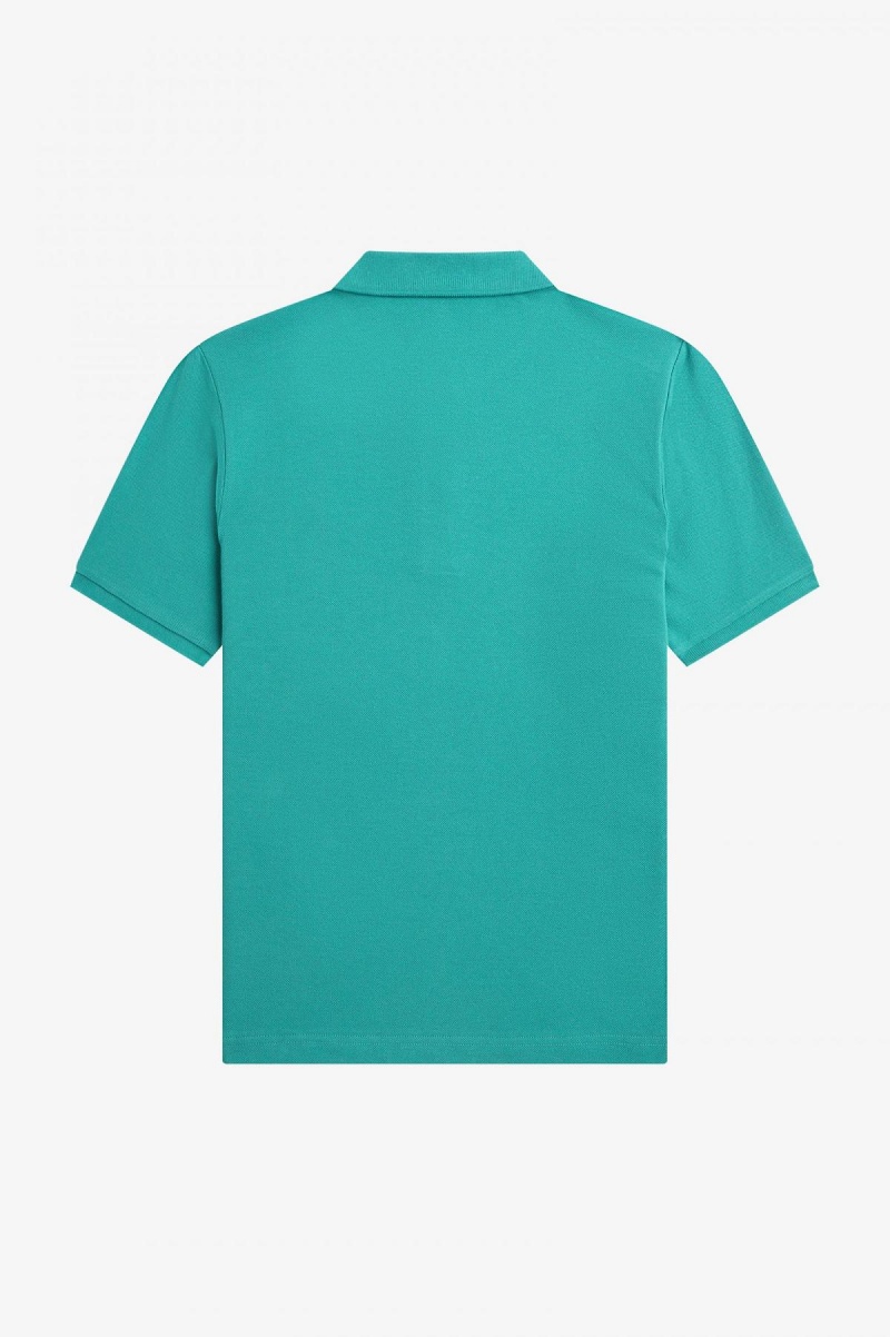 Fred Perry G6000 Fred Perry Shirt Dam Mörkmintgröna Svarta | XSEBH92523