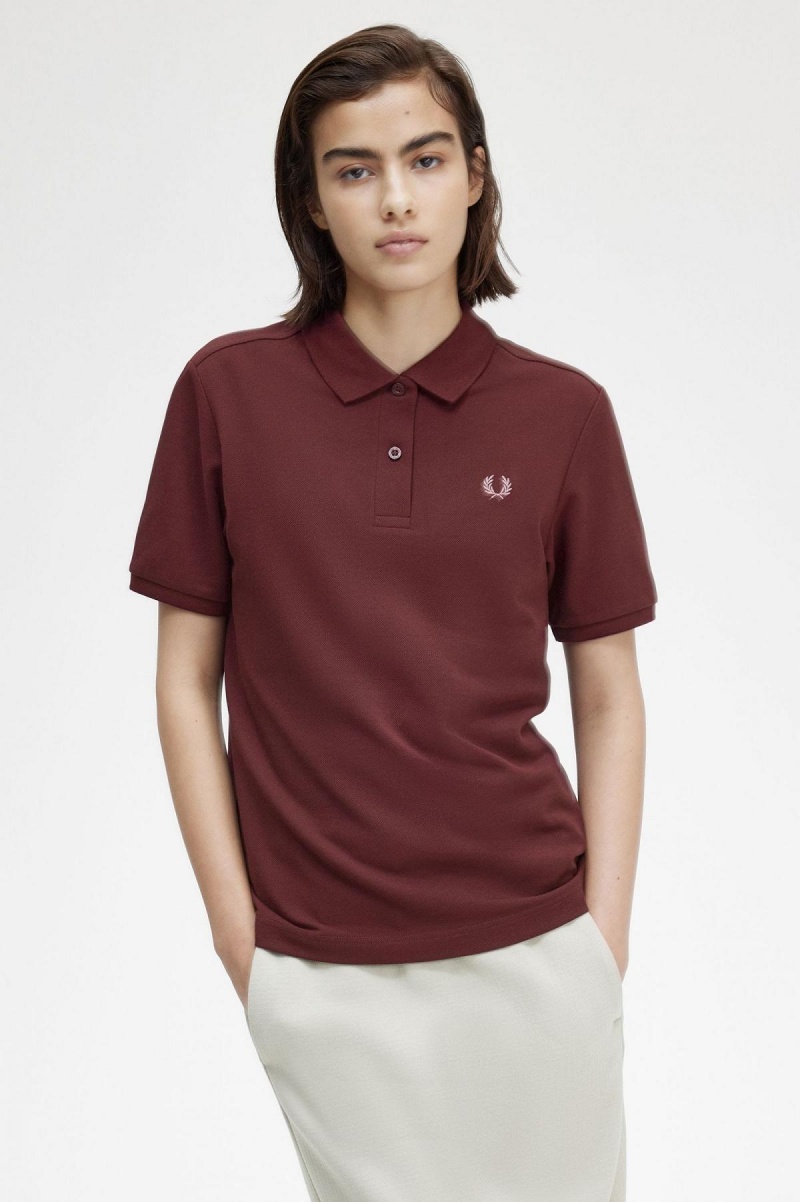 Fred Perry G6000 T-shirt Dam Rosa Rosa | SEJBT96816