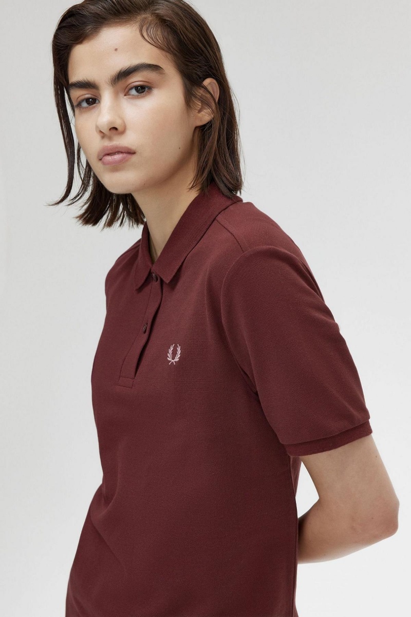 Fred Perry G6000 T-shirt Dam Rosa Rosa | SEJBT96816