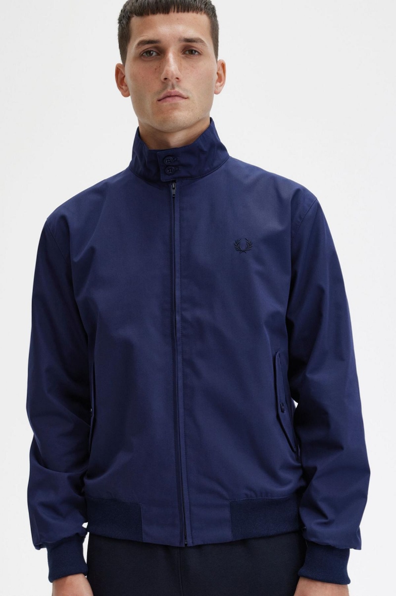 Fred Perry Harrington Rockar Herr Marinblå | BSESO90506