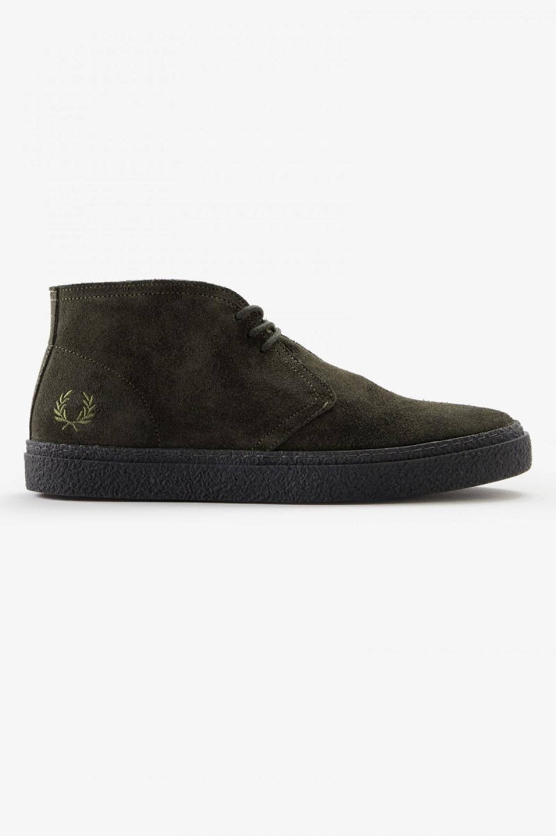 Fred Perry Hawley Skor Herr Gröna | ZSEMJ34075