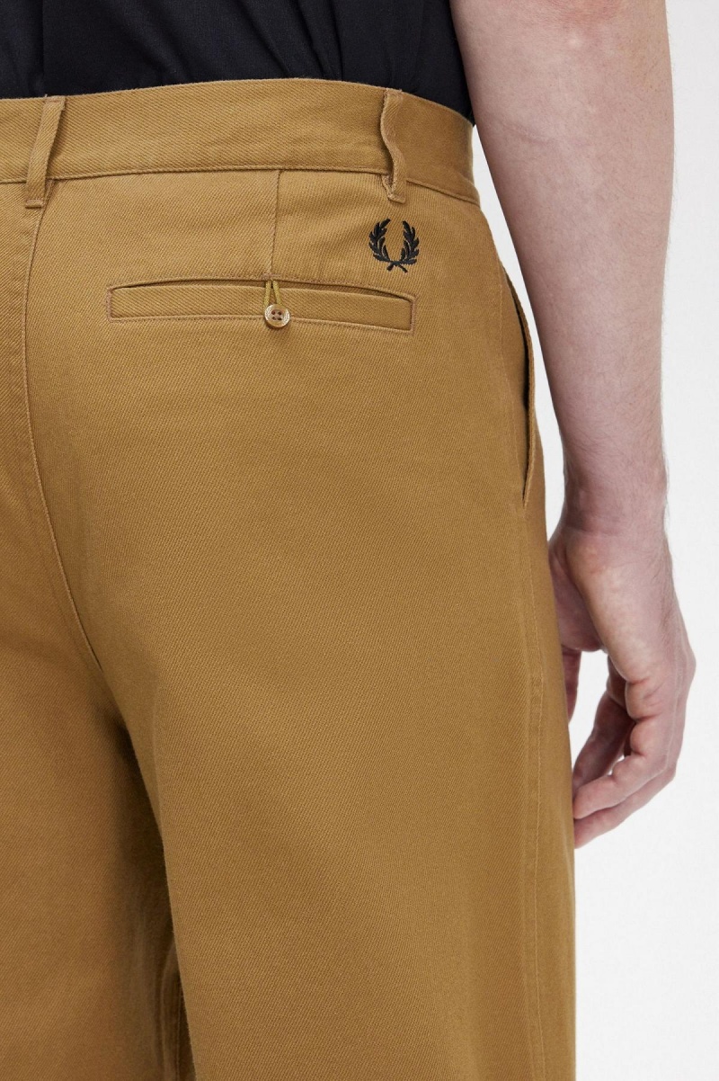 Fred Perry Hetero Leg Trousers Långbyxor Herr Shaded Stone | SSEVO45334