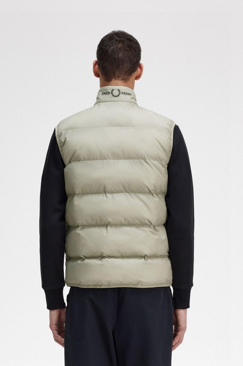 Fred Perry Insulated Gilet Rockar Herr Seagrass | TSEPQ74240