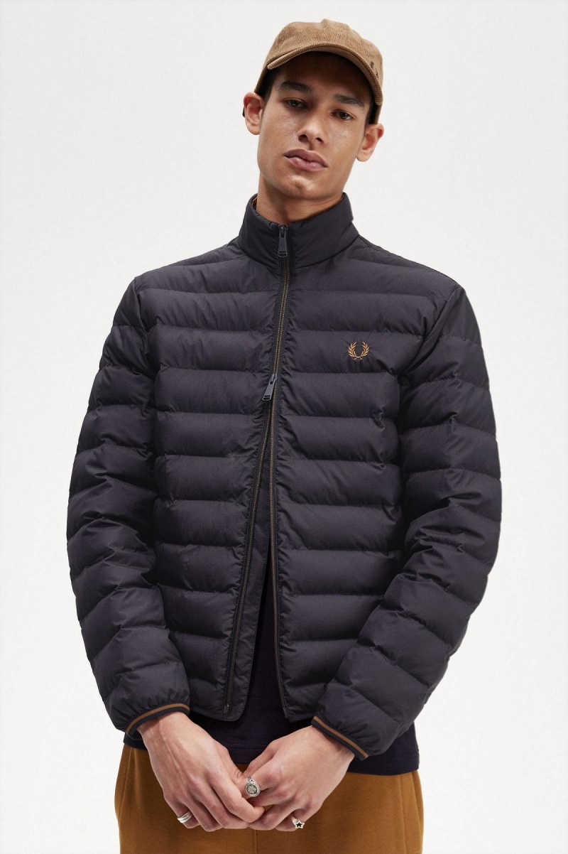 Fred Perry Insulated Rockar Herr Marinblå | FSEUI93904