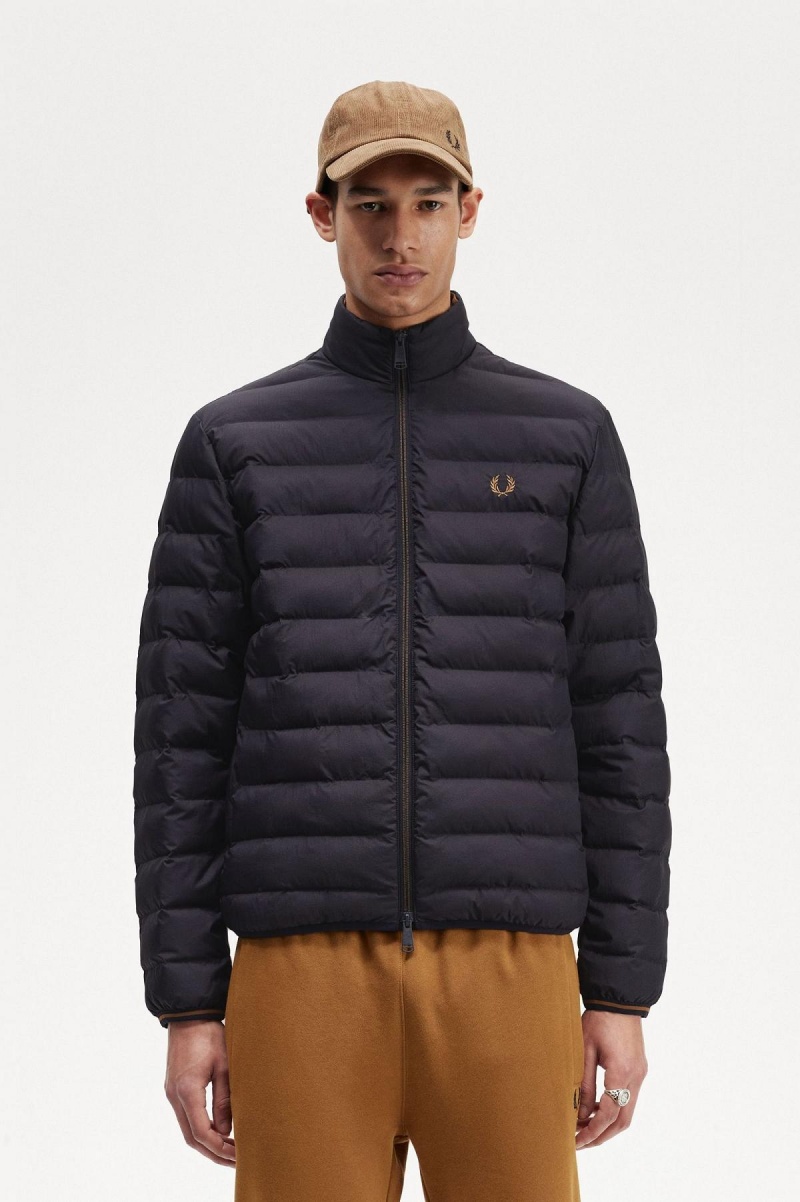 Fred Perry Insulated Rockar Herr Marinblå | FSEUI93904