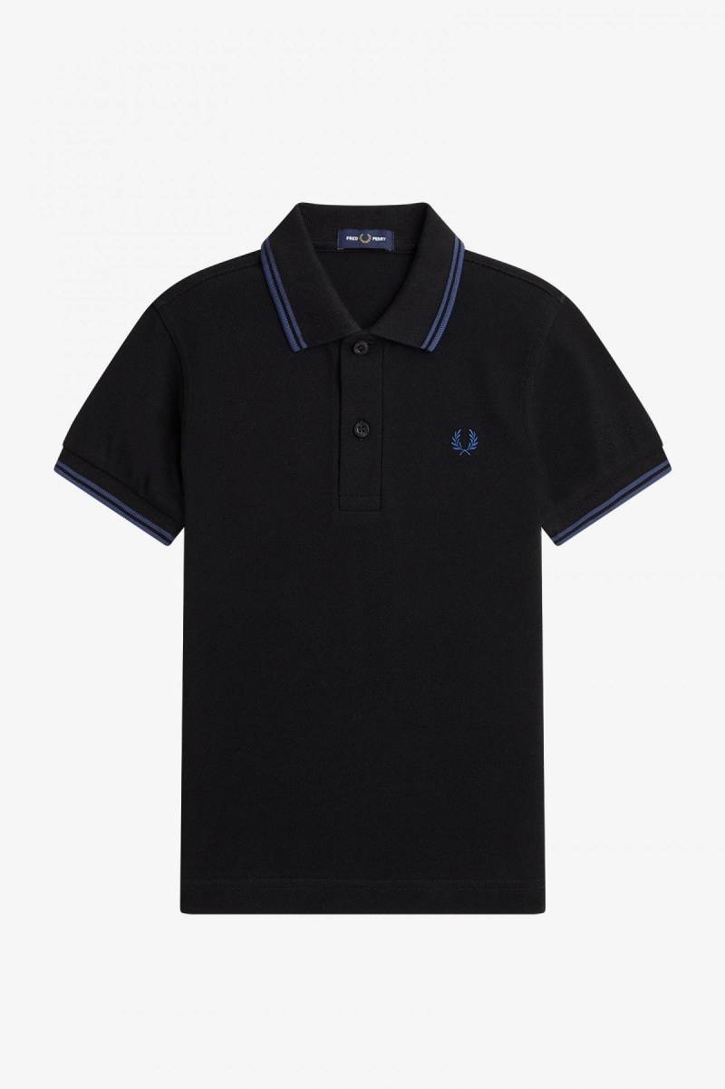 Fred Perry Kids Twin Tipped Barn Accessories Svarta Blå Blå | XSEBH63665