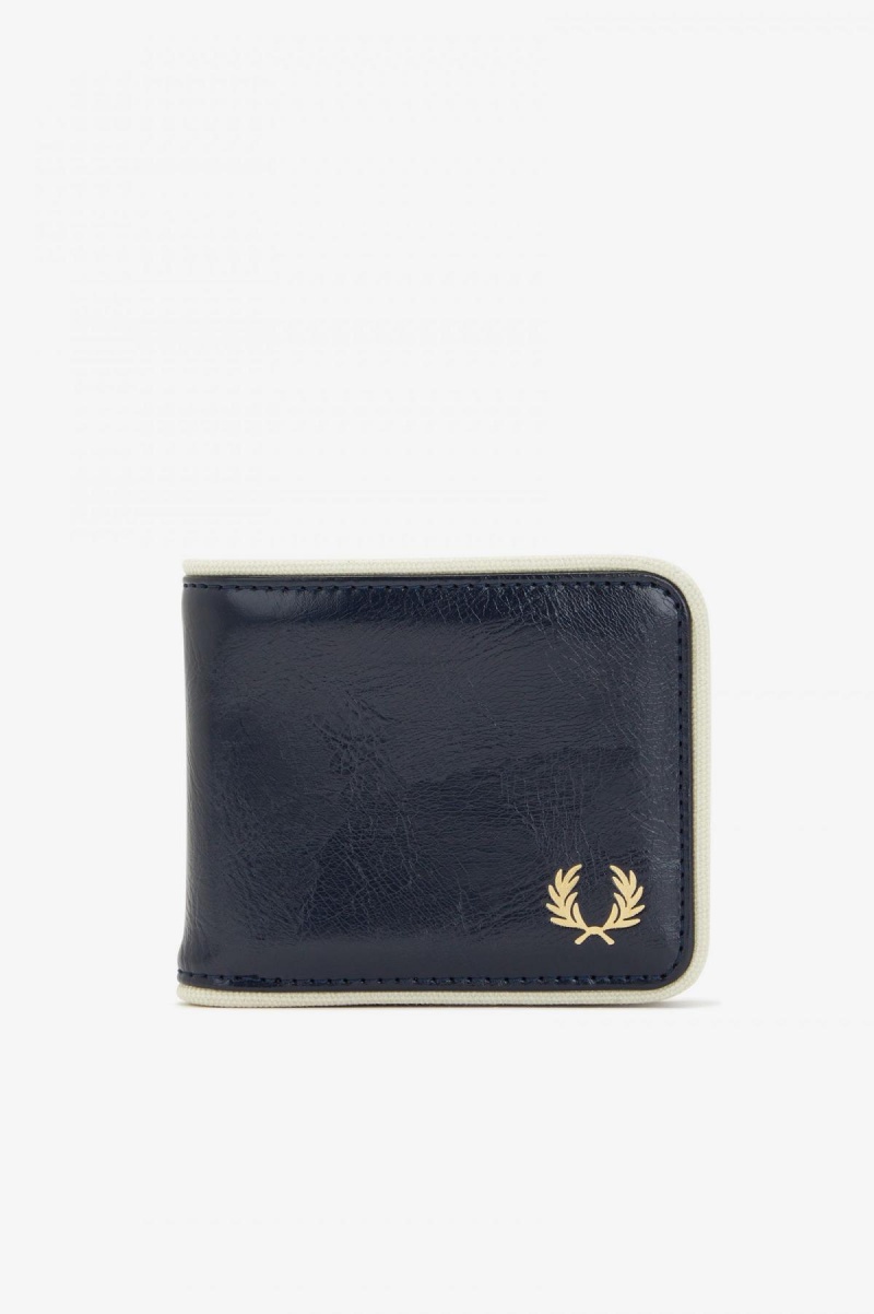 Fred Perry Klassiska Billfold Plånbok Accessories Marinblå | SECVG34869