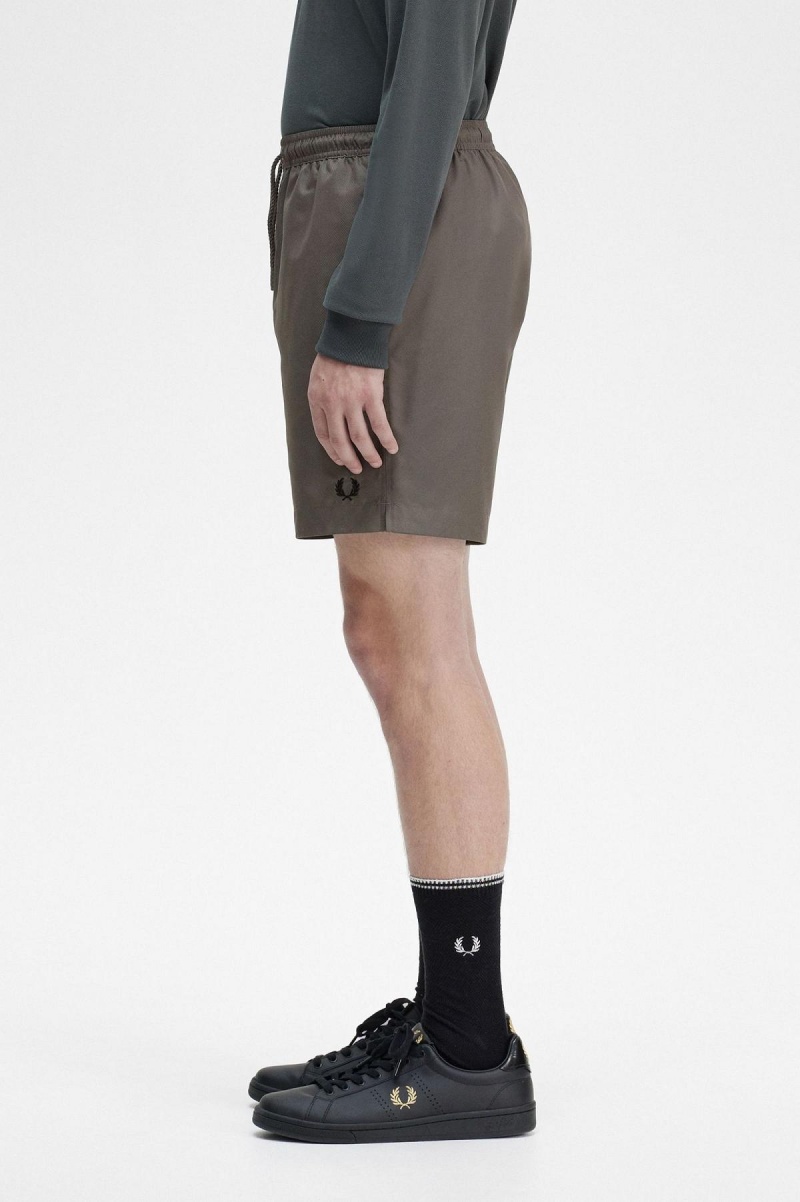 Fred Perry Klassiska Shorts Herr Gröna | PSEQX70645