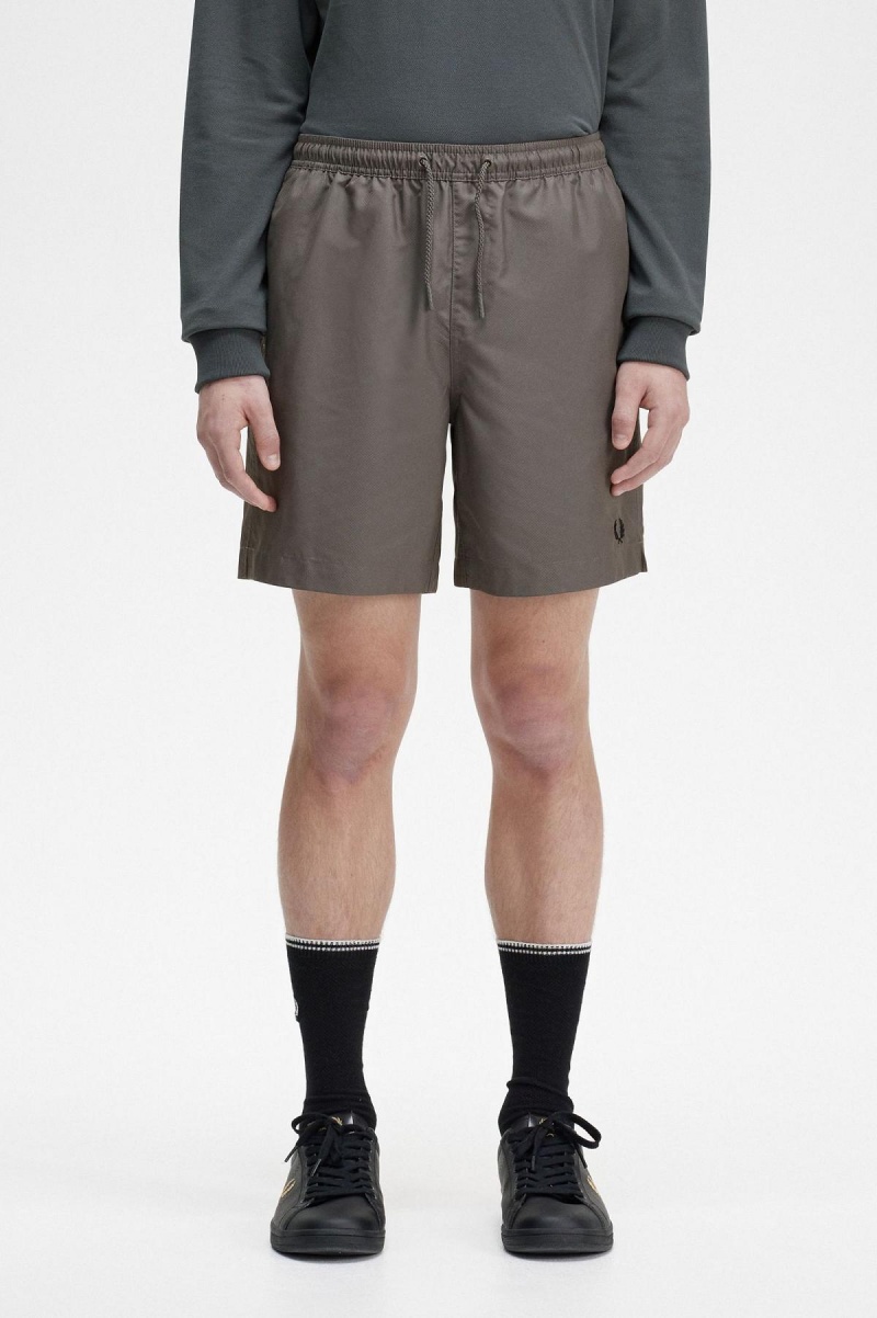 Fred Perry Klassiska Shorts Herr Gröna | PSEQX70645