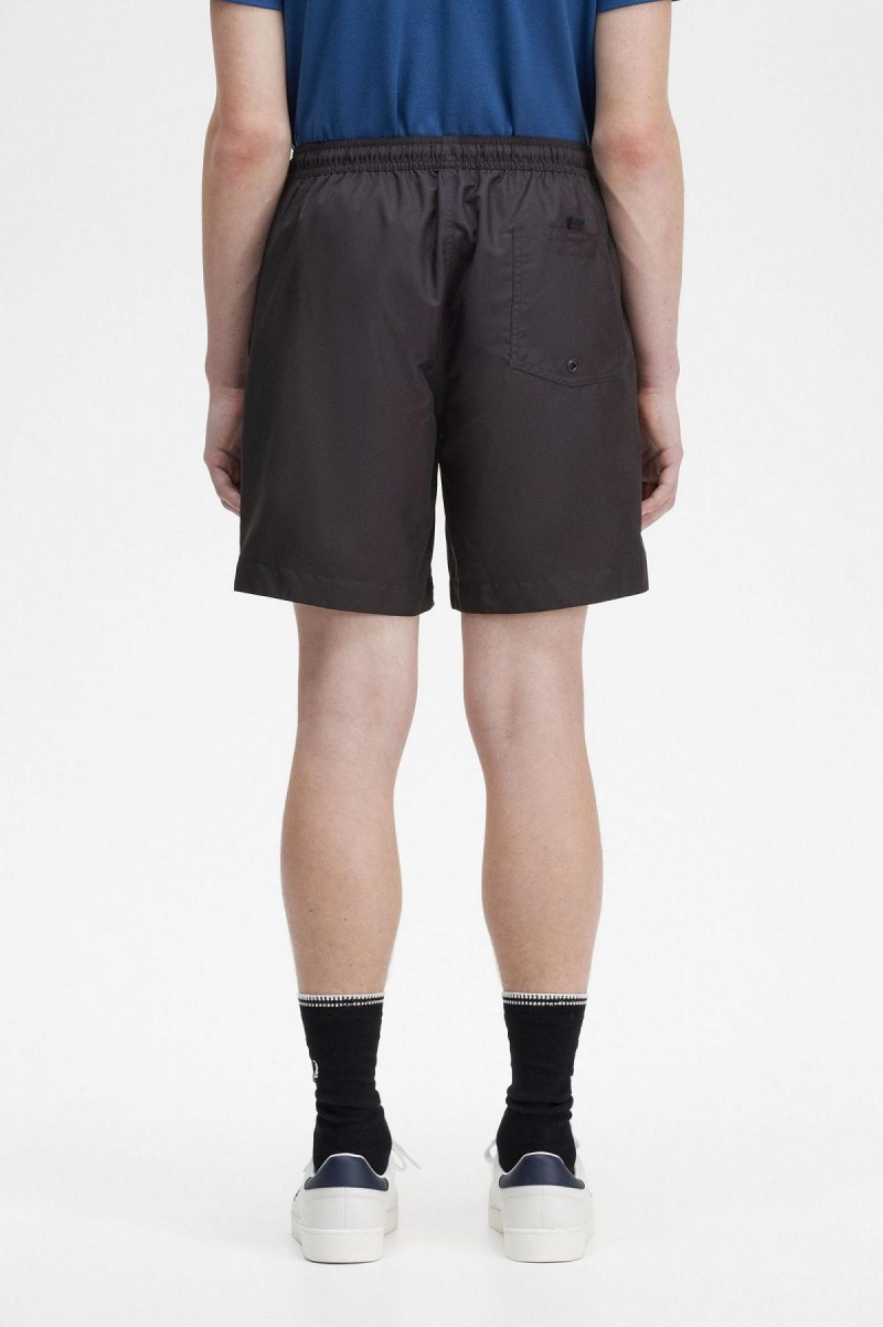 Fred Perry Klassiska Shorts Herr Svarta | SEZPD71510