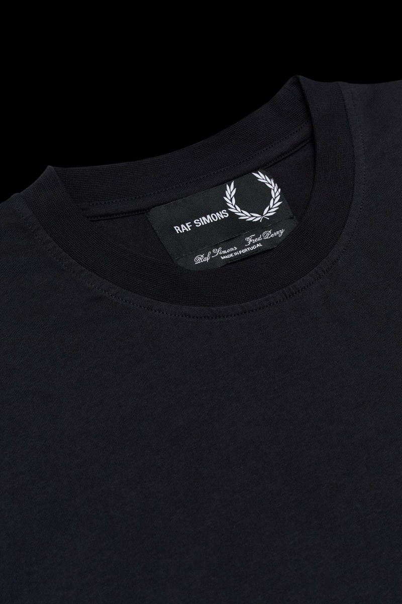 Fred Perry Laurel Wreath Detail T-shirt Herr Svarta | ESEHC64908